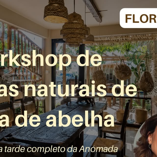 Workshop de velas naturais — cera de abelha